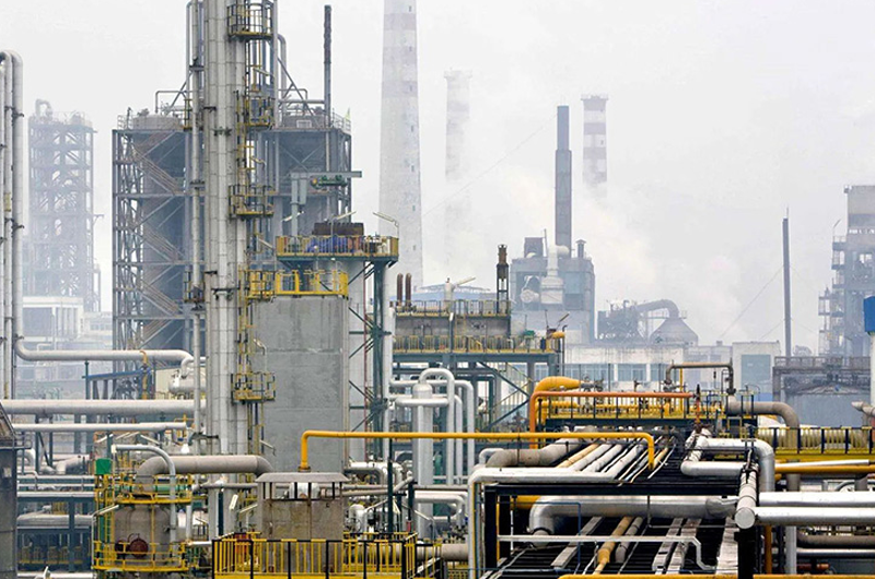 驻马店某大型央企化工厂炉渣脱水现场